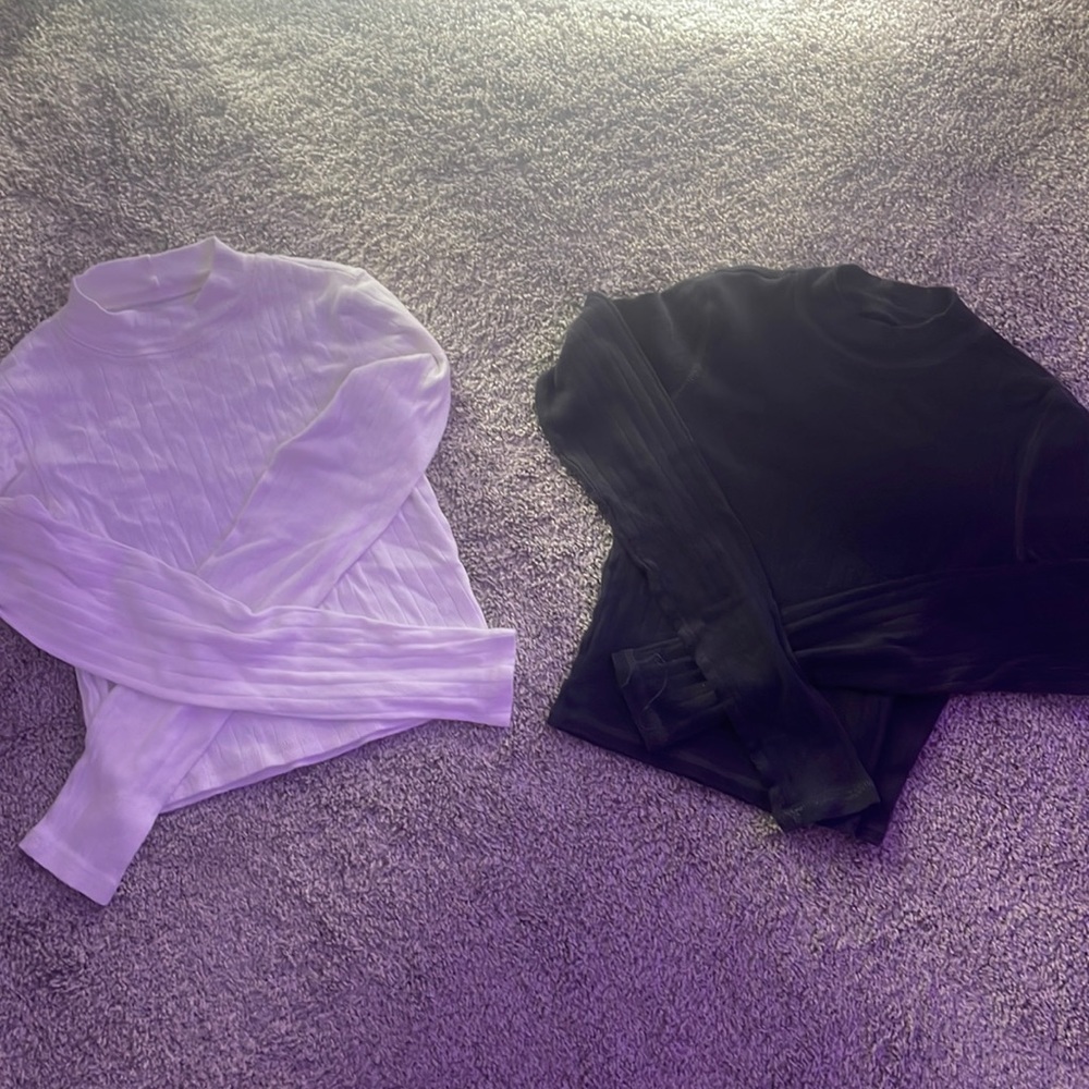 american ragle white and black turtle neck sweaters
